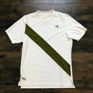 Tracksmith Van Cortlandt Tee - Olive & Ivory